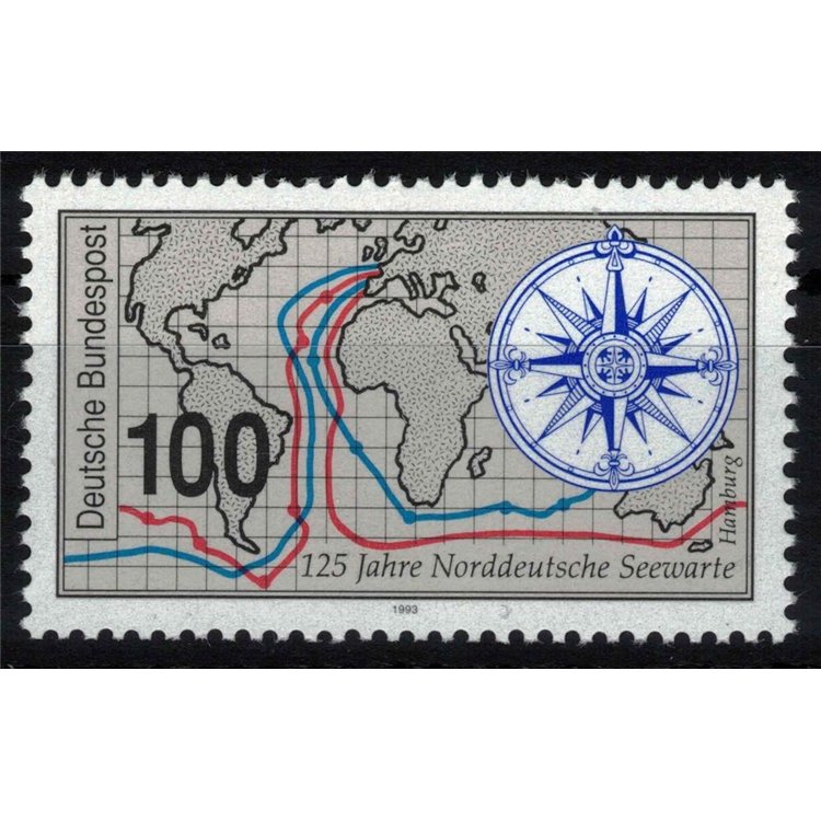 GERMANY BRD 1993 Hamburg Maritime Observatory MNH**