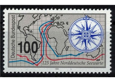 GERMANY BRD 1993 Hamburg Maritime Observatory MNH**