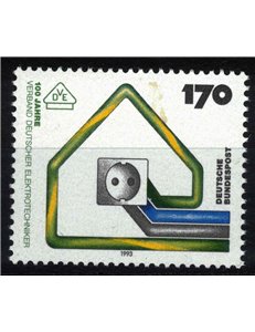 GERMANY BRD 1993 Federation of Electrical Engineers MNH**