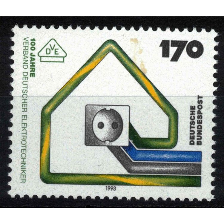 GERMANY BRD 1993 Federation of Electrical Engineers MNH**