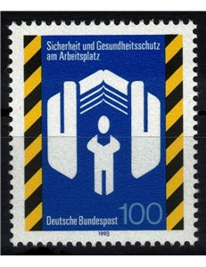 GERMANIA BRD 1993 Anno della sicurezza, igiene e salute MNH**