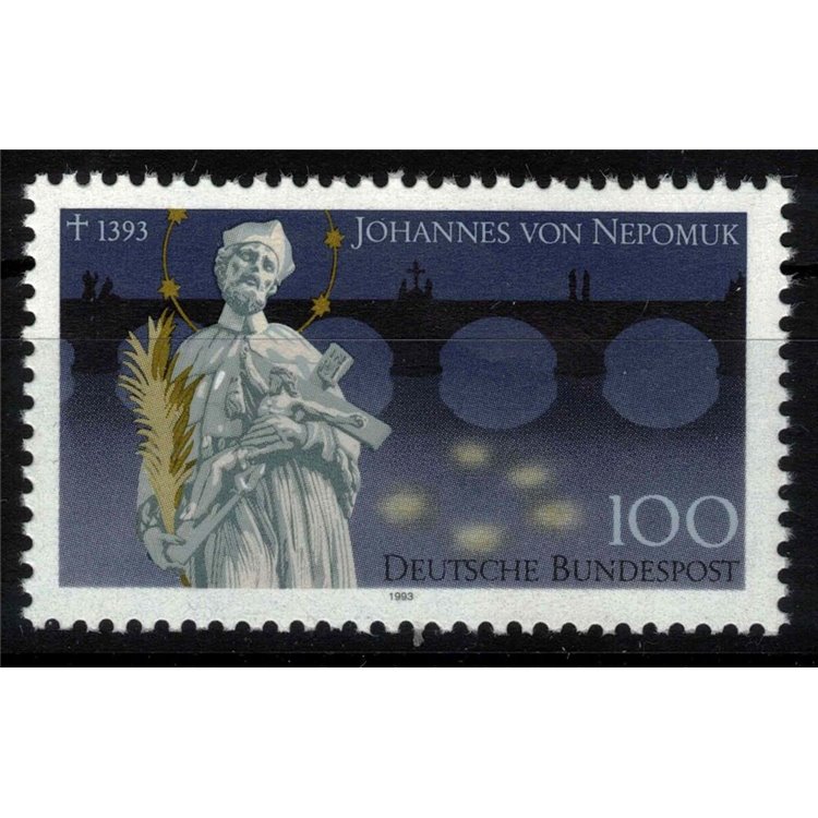GERMANY BRD 1993 St. John of Nepomuk MNH**