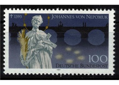 GERMANY BRD 1993 St. John of Nepomuk MNH**
