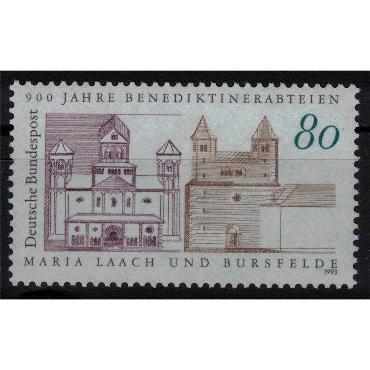 GERMANY BRD 1993 Benedictine Abbeys MNH**