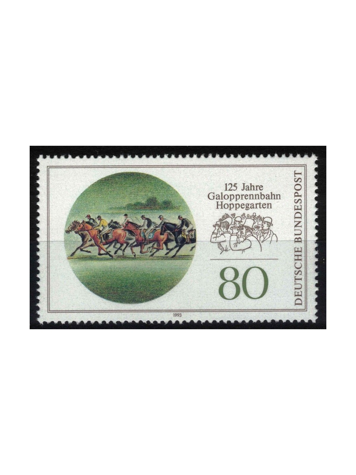 GERMANY BRD 1993 Hoppegar Racecourse MNH**