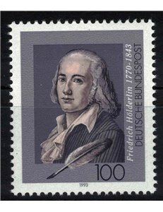 GERMANY BRD 1993 Friedrich Holderlin MNH**