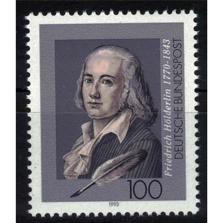 GERMANY BRD 1993 Friedrich Holderlin MNH**
