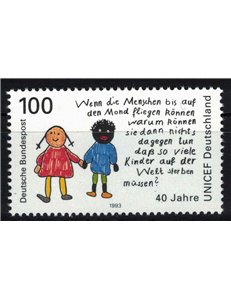 GERMANY BRD 1993 Unicef MNH**