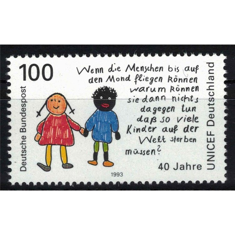 GERMANIA BRD 1993 Unicef MNH**