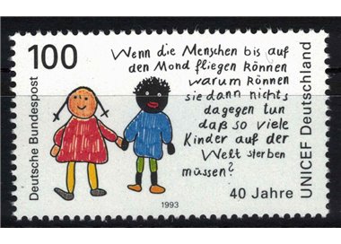GERMANY BRD 1993 Unicef MNH**