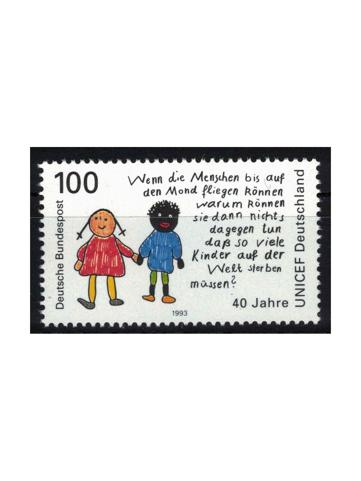 GERMANIA BRD 1993 Unicef MNH**