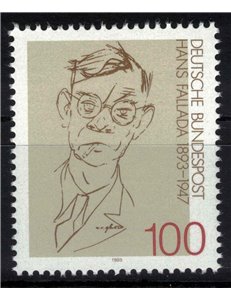 GERMANY BRD 1993 Hans Fallada MNH**