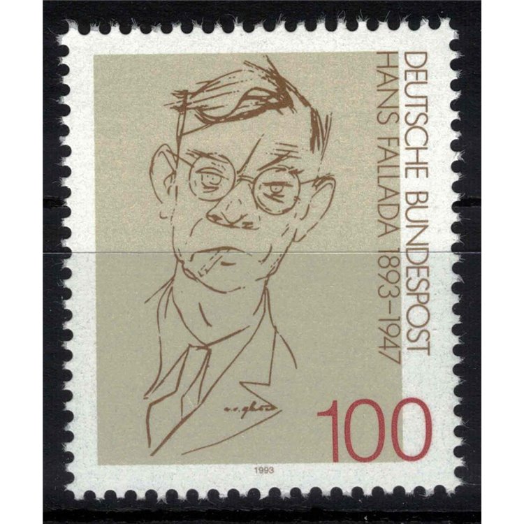 GERMANIA BRD 1993 Hans Fallada MNH**
