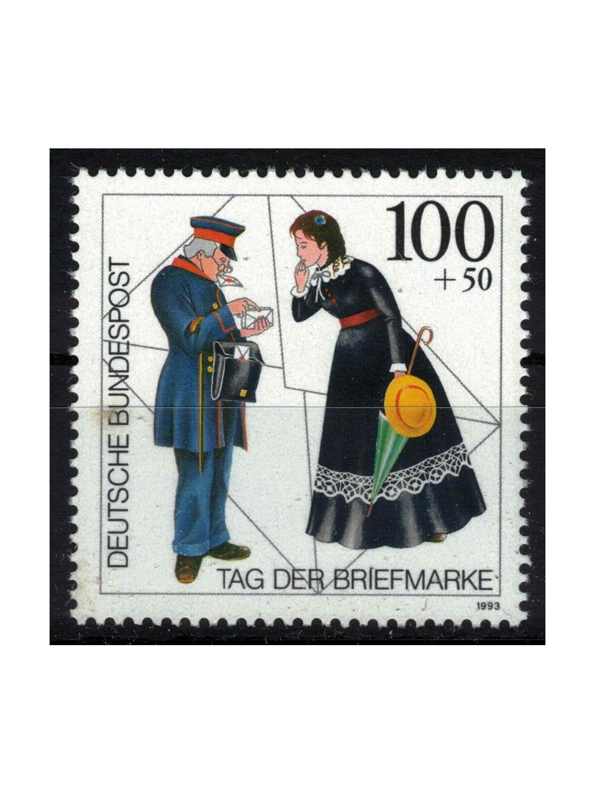 GERMANY BRD 1993 Stamp Day MNH**