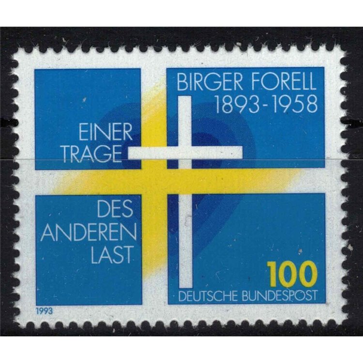GERMANY BRD 1993 Birger Forell MNH**