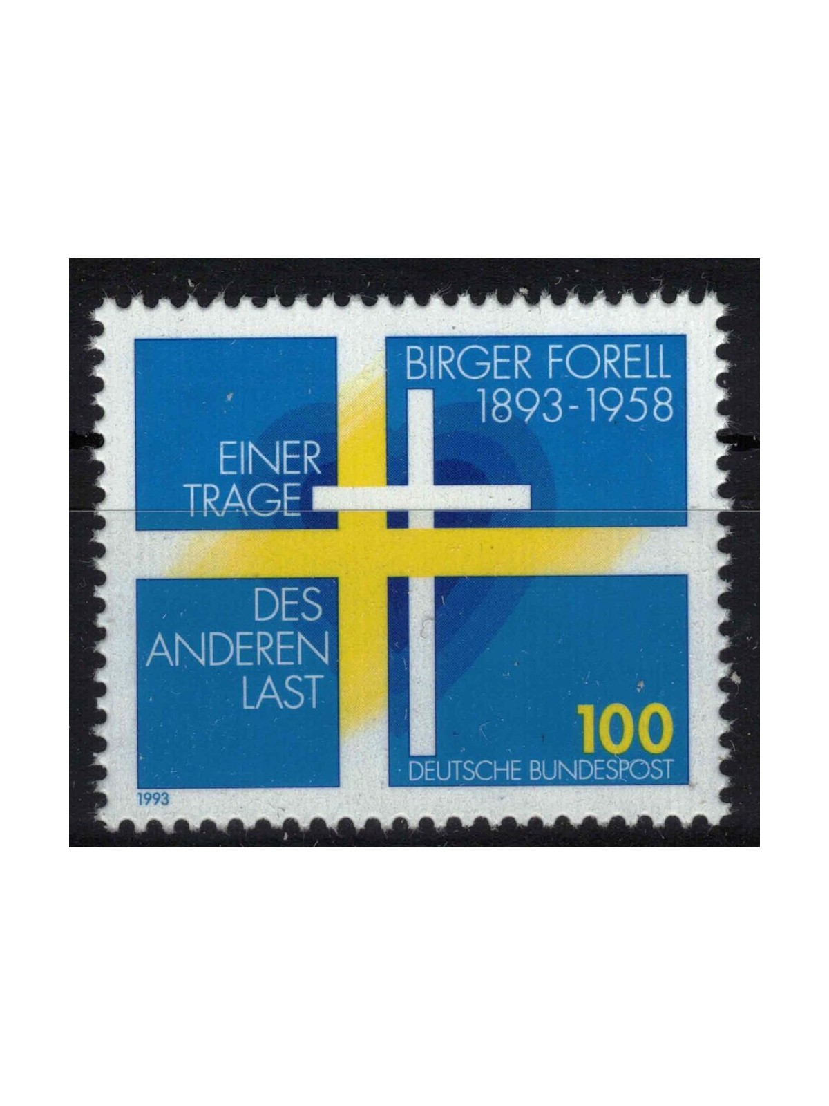 GERMANY BRD 1993 Birger Forell MNH**