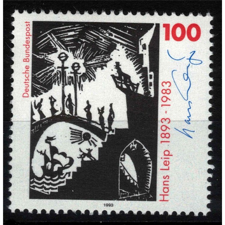 GERMANY BRD 1993 Hans Leip MNH**