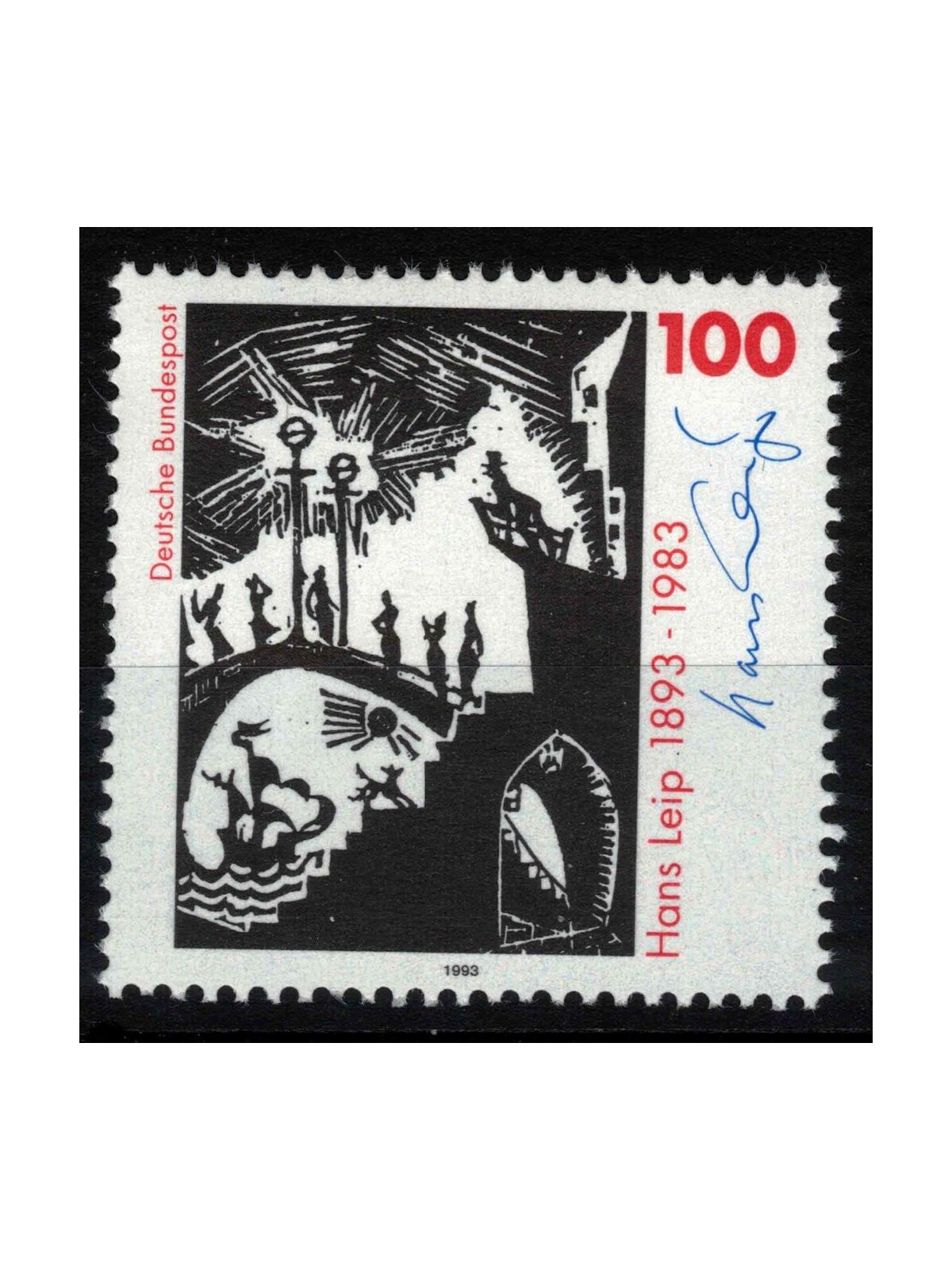 GERMANIA BRD 1993 Hans Leip MNH**