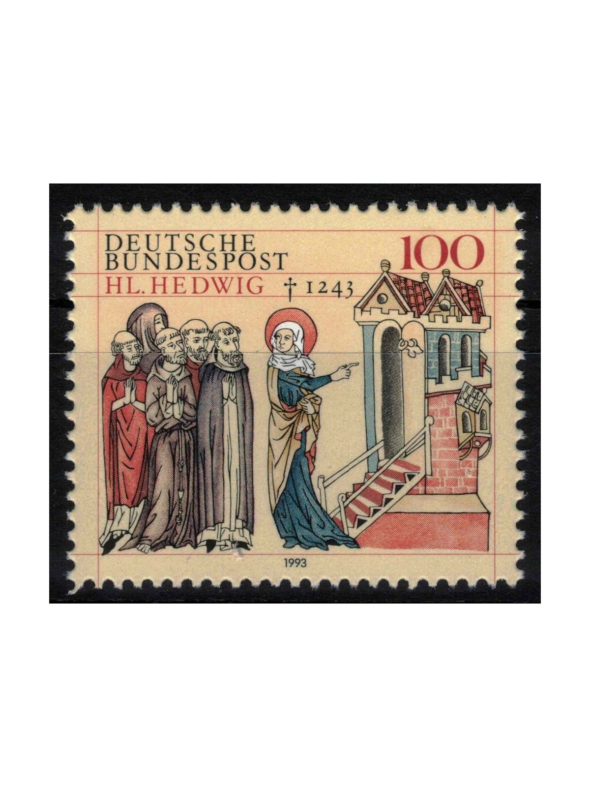 GERMANY BRD 1993 Santa Hedwig MNH**