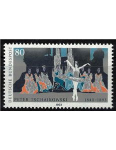 GERMANY BRD 1993 Pjotr Iljitsch Tschaikowski MNH**
