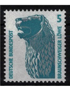 GERMANIA BRD 1990 Serie ordinaria (5p) MNH**