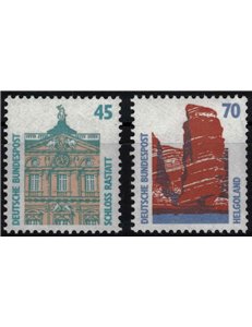 GERMANIA BRD 1990 Serie ordinaria (45p + 70p) 2v MNH**