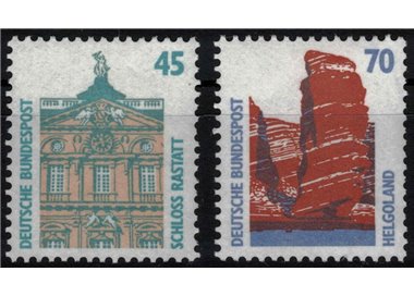 GERMANY BRD 1990 Ordinary series (45p + 70p) 2v MNH**