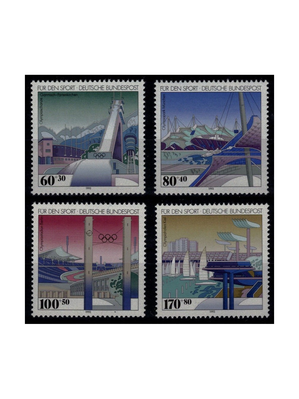 GERMANY BRD 1993 Aid to Sport 4v MNH**