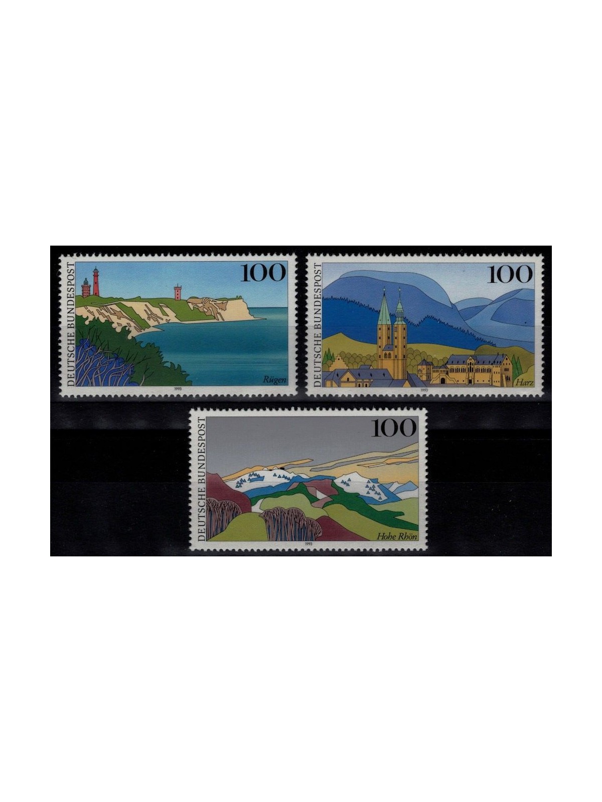 GERMANY BRD 1993 Views 3v MNH**