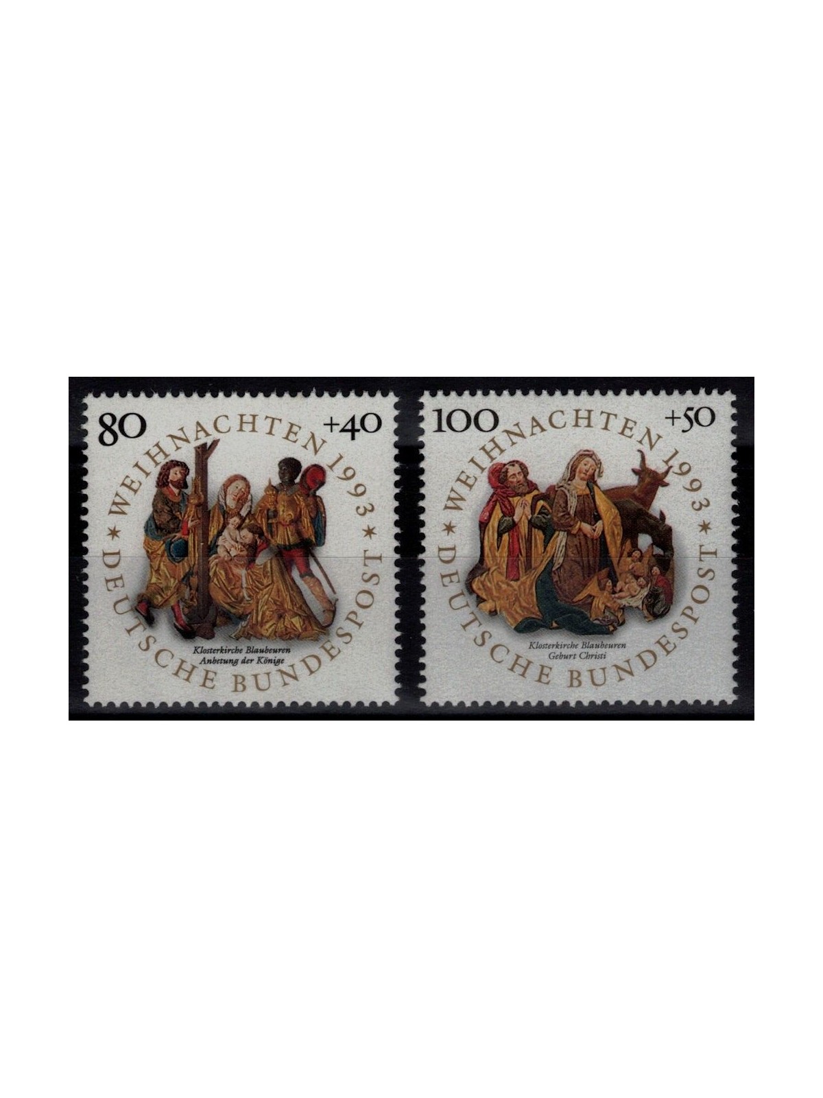 GERMANIA BRD 1993 Natale 2v MNH**