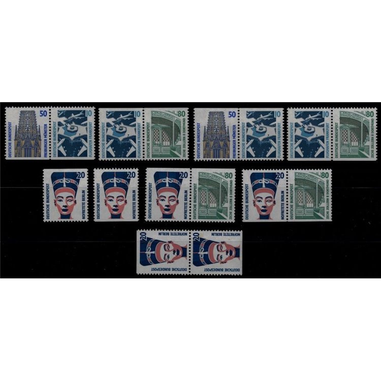 GERMANY BRD 1993 Ordinary set (from booklet) 16v MNH**