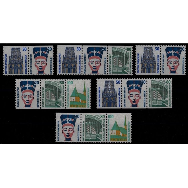 GERMANY BRD 1994 Ordinary set (from booklet) 16v MNH**