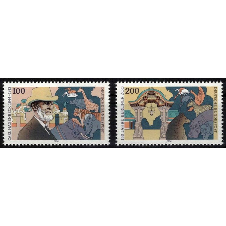 GERMANIA BRD 1994 Carl Hagenbeck 2v MNH**