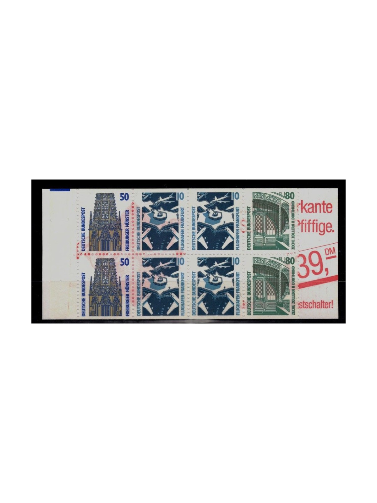 GERMANY BRD 1989 Ordinary series booklet MNH**