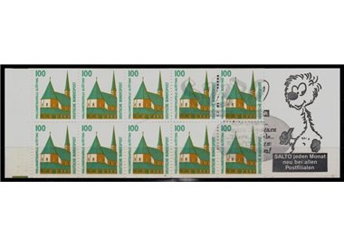 GERMANY BRD 1996 Famous monuments, definitive set 1 booklet MNH**