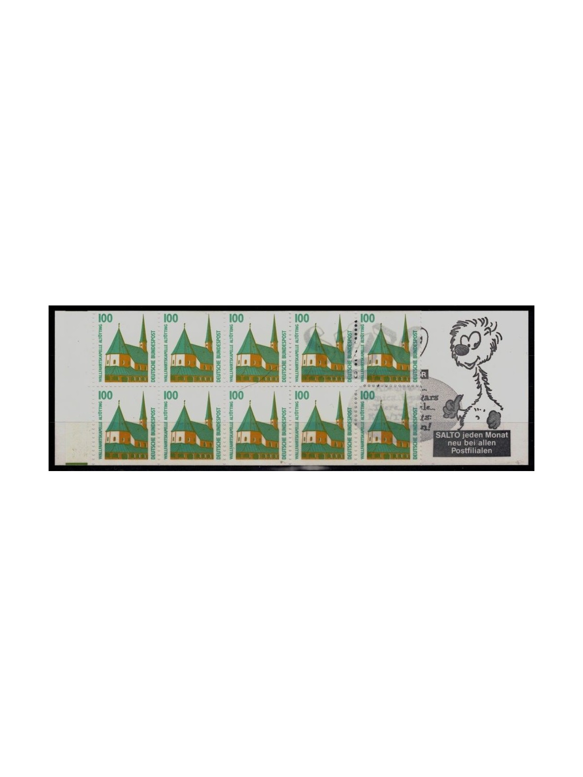 GERMANY BRD 1996 Famous monuments, definitive set 1 booklet MNH**