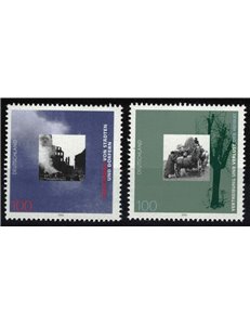 GERMANIA BRD 1995 Seconda Guerra Mondiale 2v MNH**