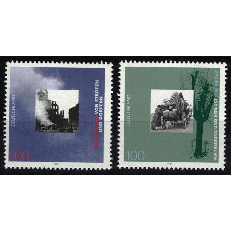 GERMANY BRD 1995 Second World War 2v MNH**