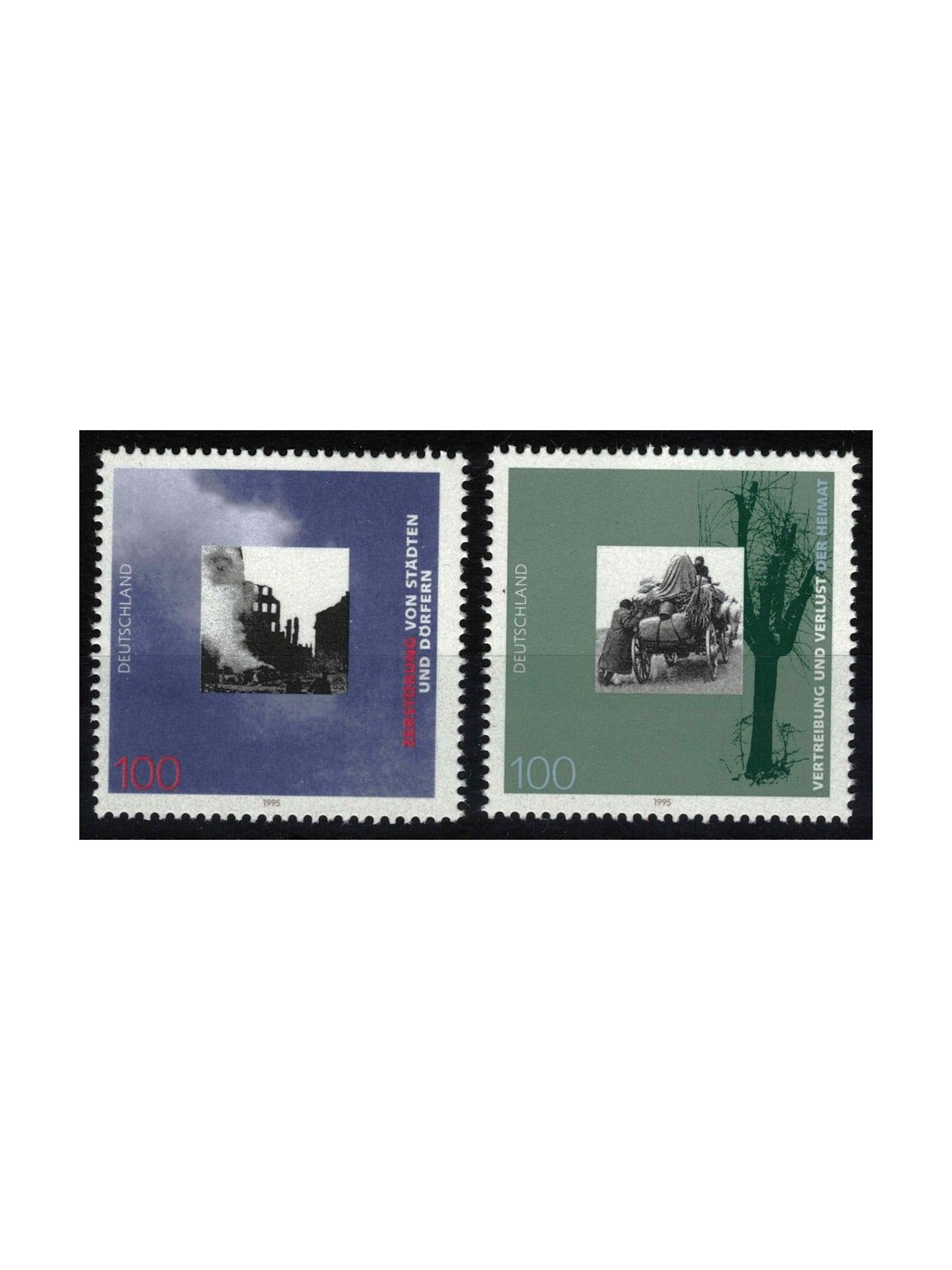 GERMANY BRD 1995 Second World War 2v MNH**
