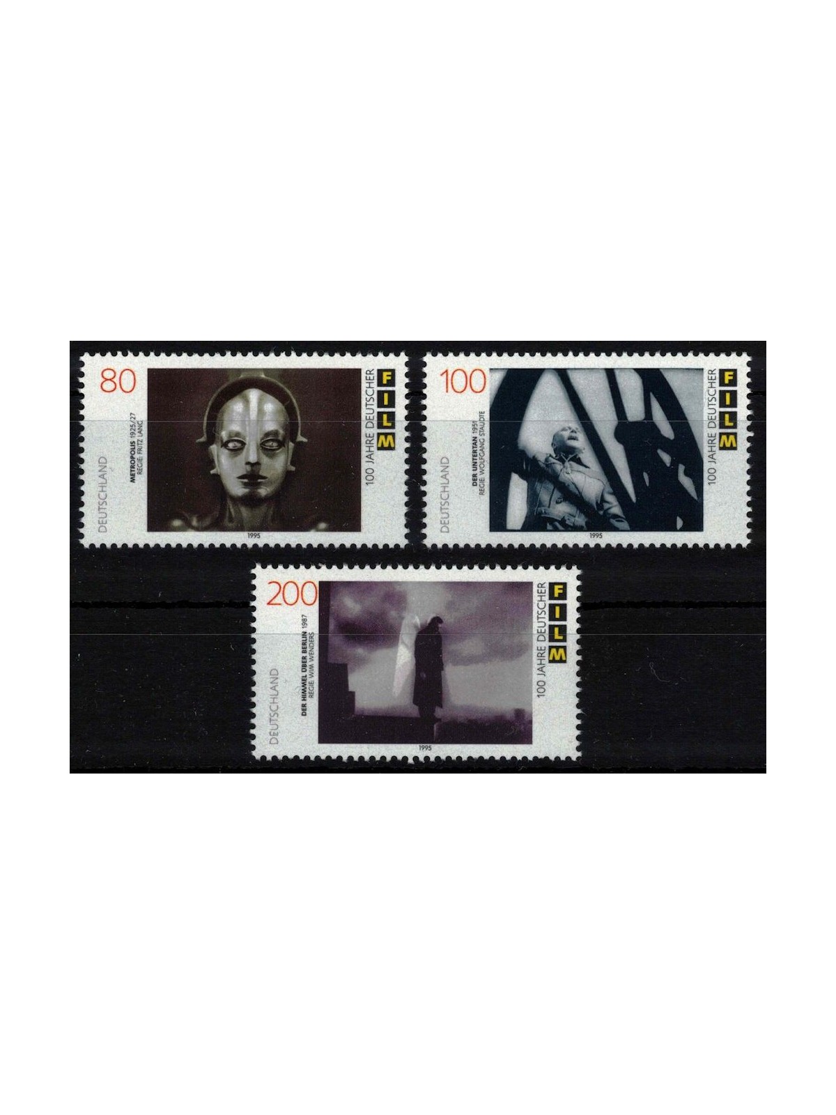 GERMANY BRD 1995 Centenary of German Film 3v MNH**