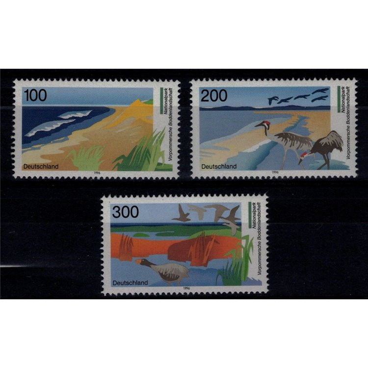 GERMANY BRD 1996 National and natural parks 3v MNH**