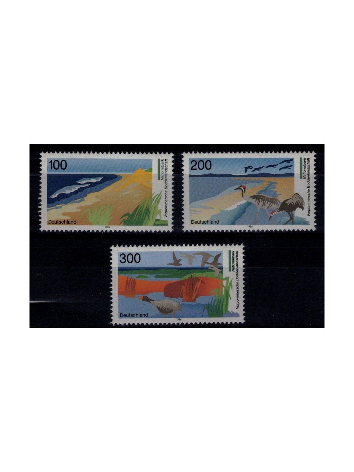 GERMANY BRD 1996 National and natural parks 3v MNH**