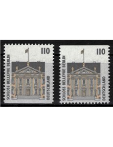 GERMANY BRD 1997 Ordinary set 110p (from booklet) 2v MNH**