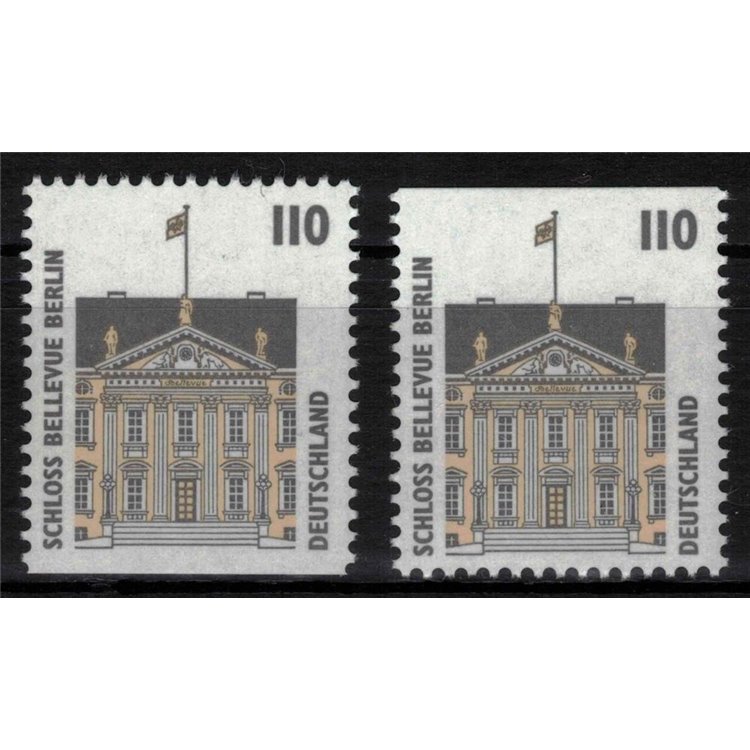 GERMANY BRD 1997 Ordinary set 110p (from booklet) 2v MNH**