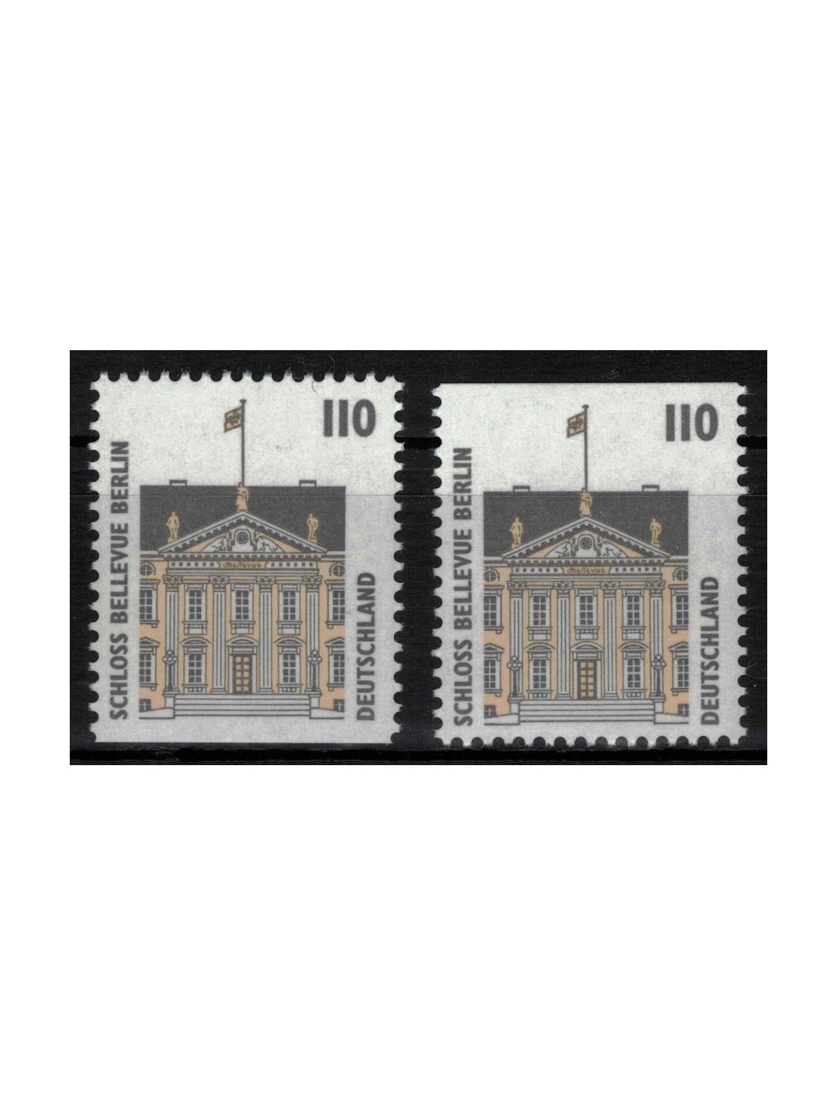 GERMANIA BRD 1997 Serie ordinaria 110p (da LB) 2v MNH**