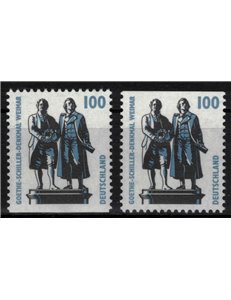 GERMANIA BRD 1998 Serie ordinaria 100p (da LB) 2v MNH**