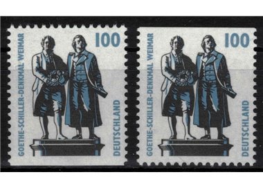 GERMANY BRD 1998 Ordinary series 100p (from booklet) 2v MNH**
