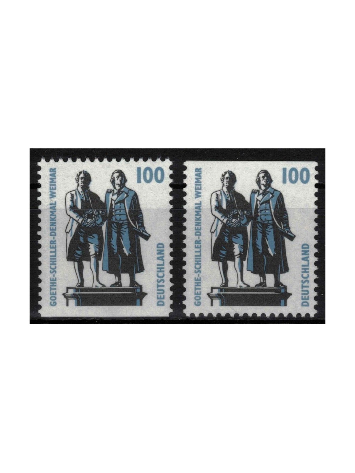 GERMANY BRD 1998 Ordinary series 100p (from booklet) 2v MNH**