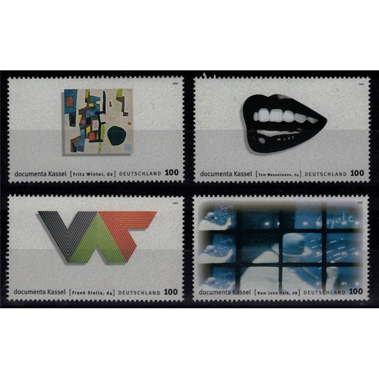 GERMANIA BRD 1997 Documenta Kassel 4v MNH**