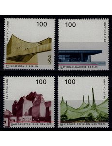 GERMANIA BRD 1997 Architettura tedesca 4v MNH**